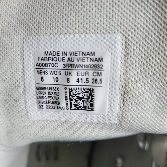 Converse All Star Chuck Taylor high top Lugged platform women's 10 black - Picture 6 of 6